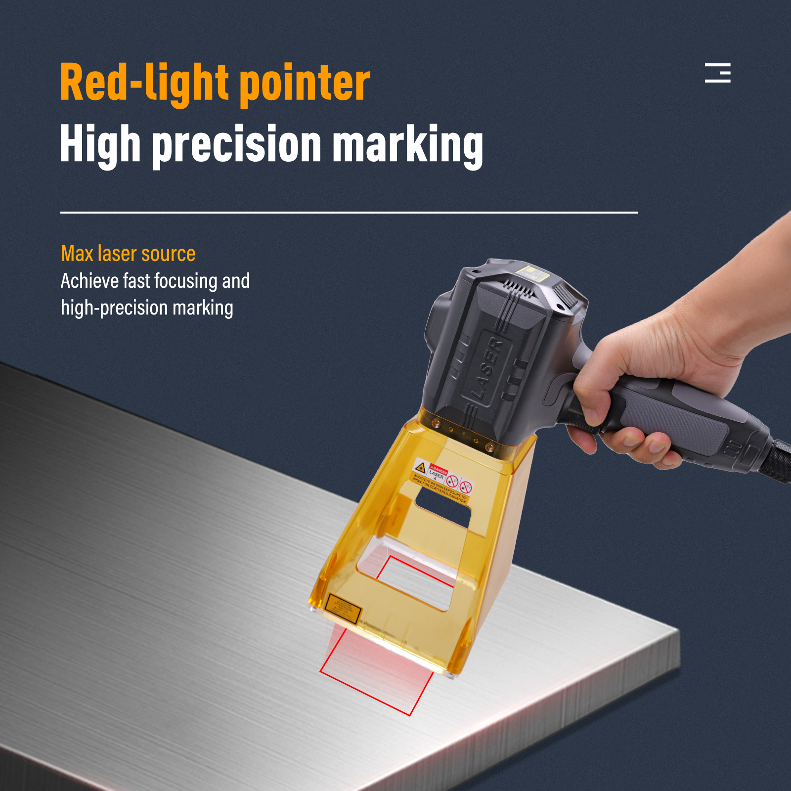 SFX 20W 30W 50W Portable Handheld Laser Marking Machine Fiber Laser Engraver for Metal and Non-metallic Materials